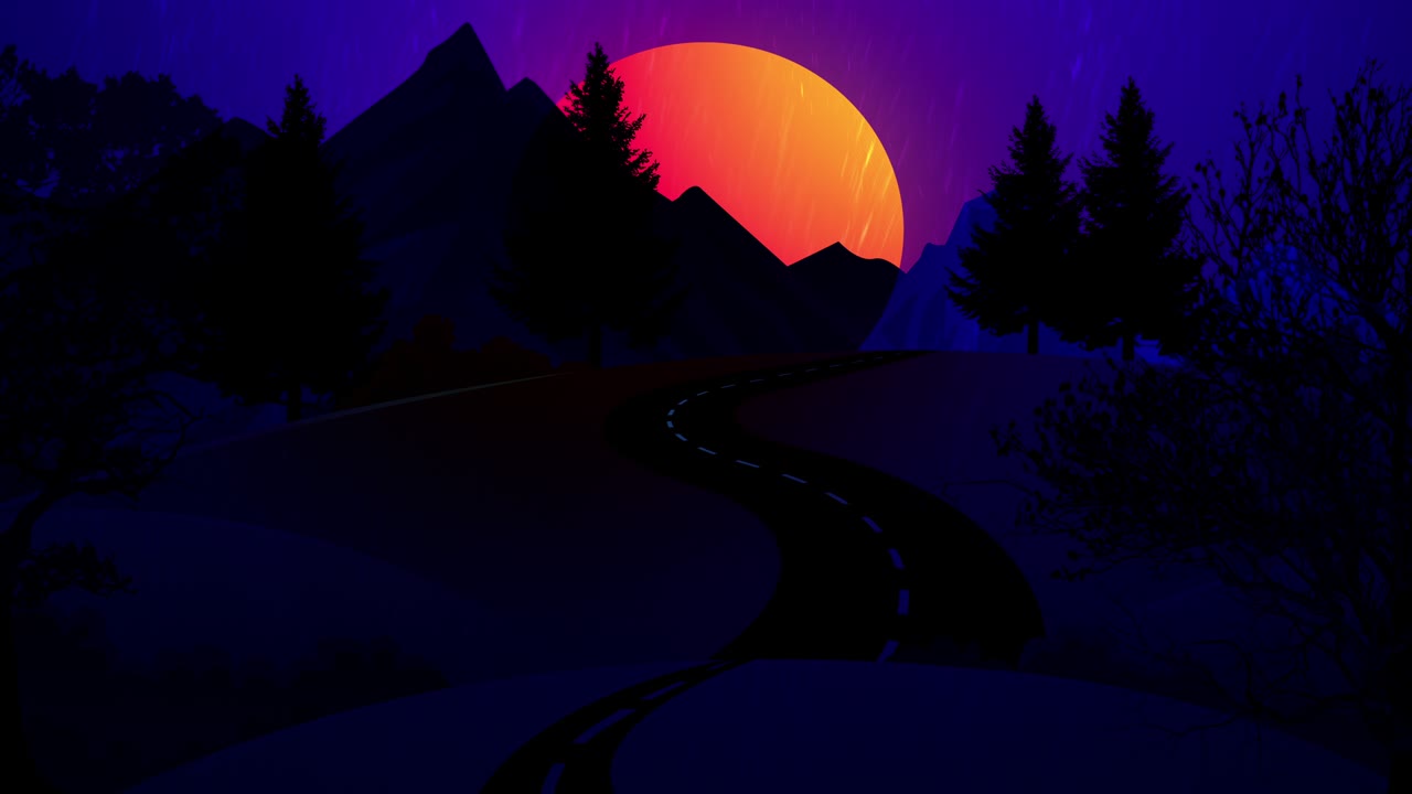Sfondo retrò anni '80 - Risoluzione 4K - Video stock in loop