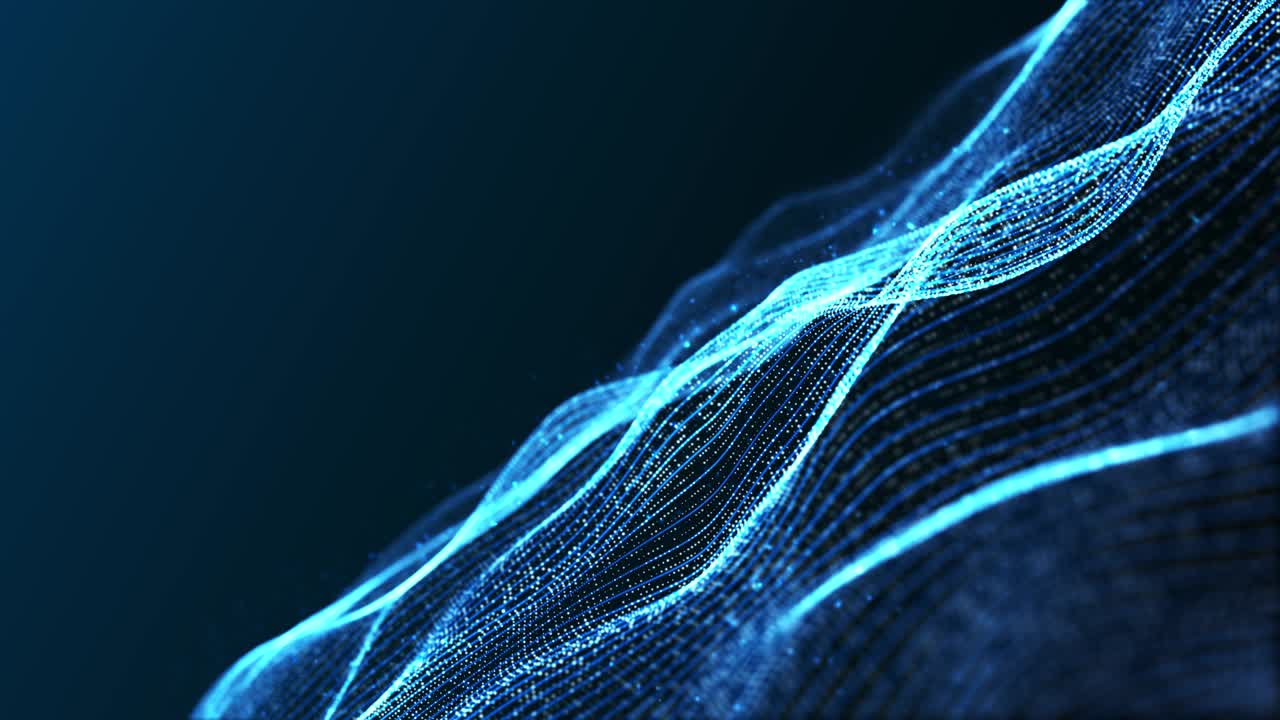 4k Abstract wave defocused background