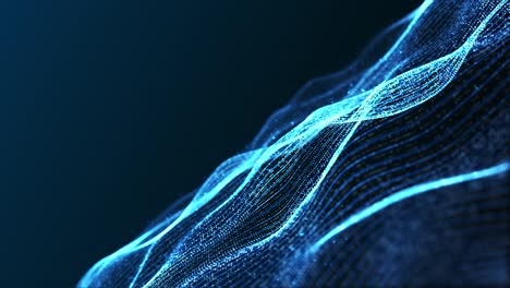 4k onda abstracta de fondo desenfocado