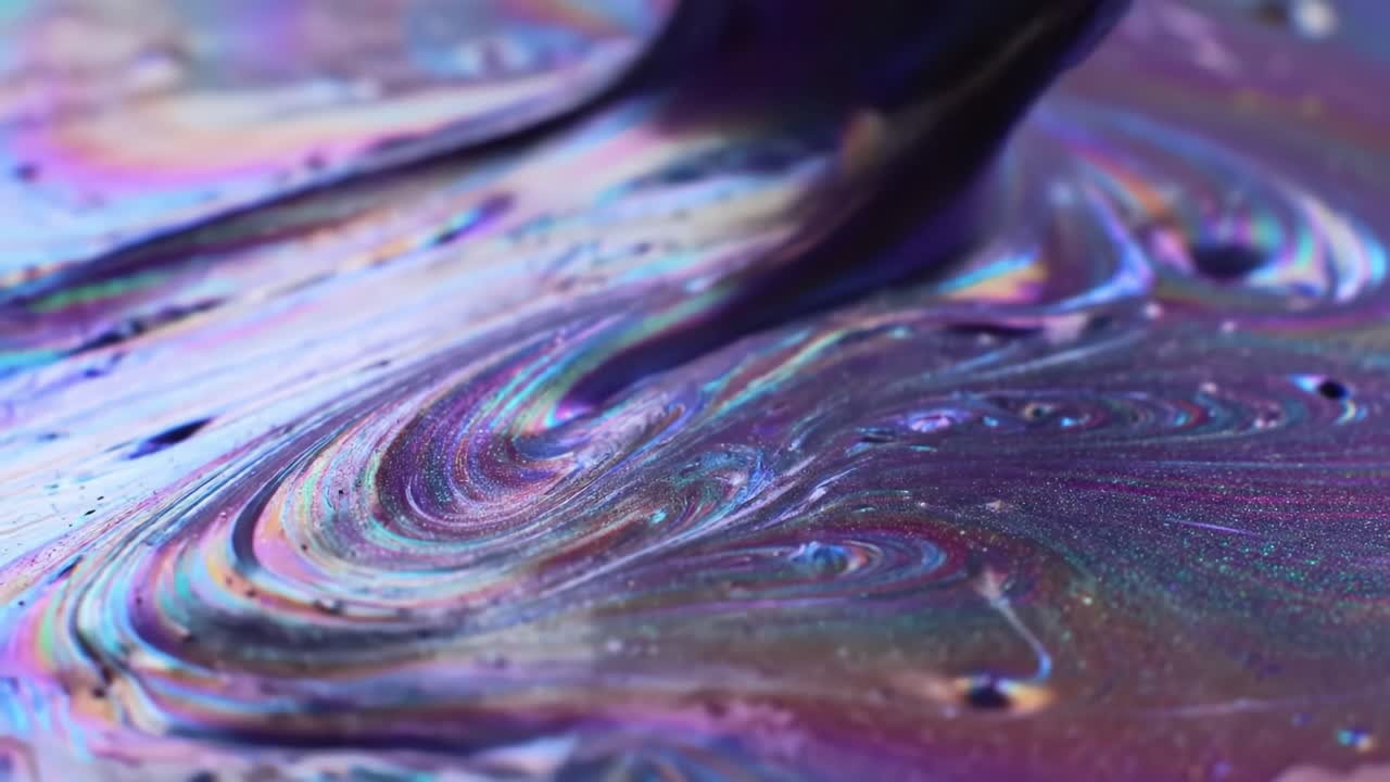 추상적인 액체 예술 그림