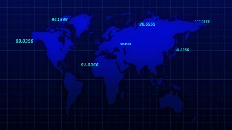 Los-Números-Aumentan-Contra-El-Mapa-Mundial-En-Segundo-Plano.