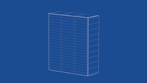 3d model of bank safety lockers cabinet