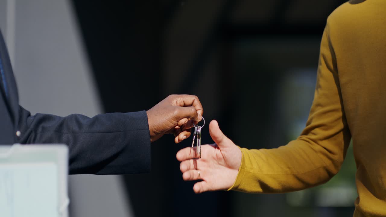 Keys Handover - Real Estate Transaction