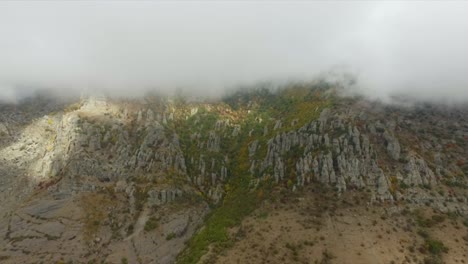 misty mountain landscape