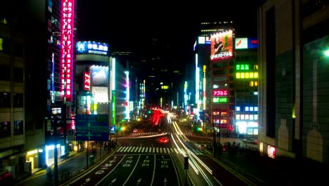 night lapse at shinjuku south side