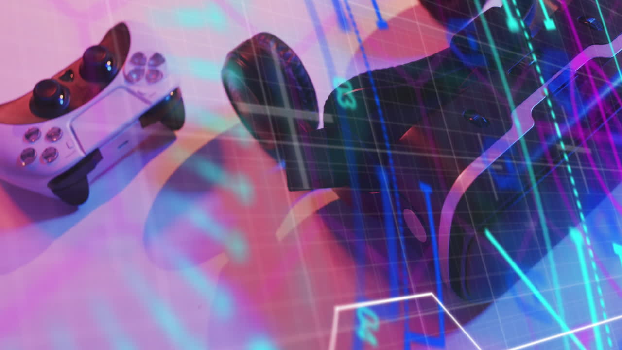 비디오 게임 컴퓨터 장비를 통해 범위의 애니메이션과 데이터 처리