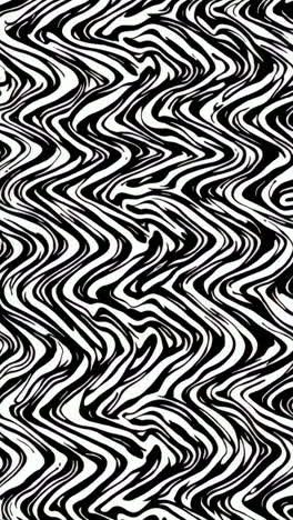 abstract black and white wavy pattern