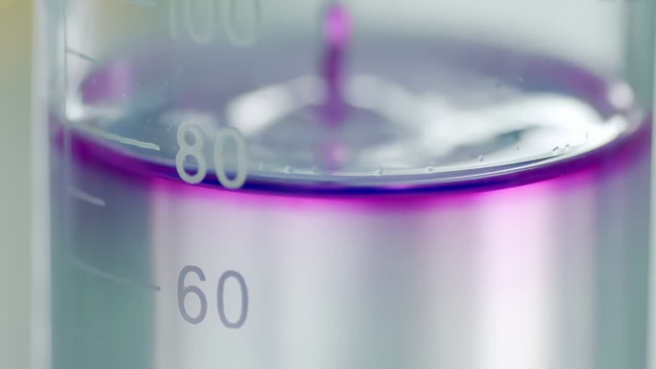 Medical Scientist or researcher use Suction Pipette dispensing pink liquid test to tissue culture flask at modern labcleanroom environmental facility setting, for detection of antibodies infections