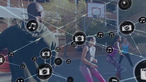 Animation-of-networks-of-connections-over-female-basketball-players