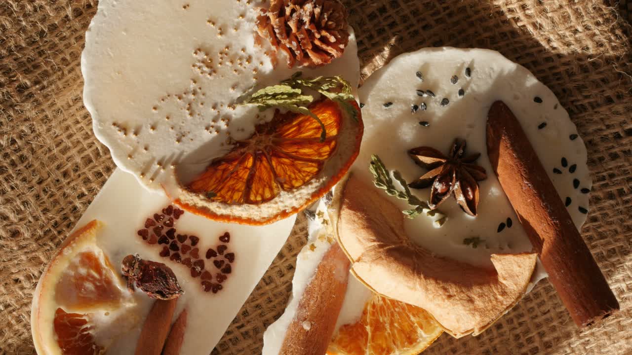 장식, 크리스마스 비누,  뷰, 위