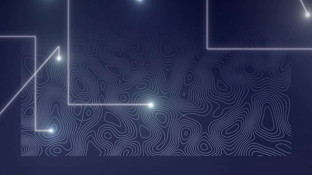 진동하는 선 위에 반 ⁇ 이는 반점의 애니메이션