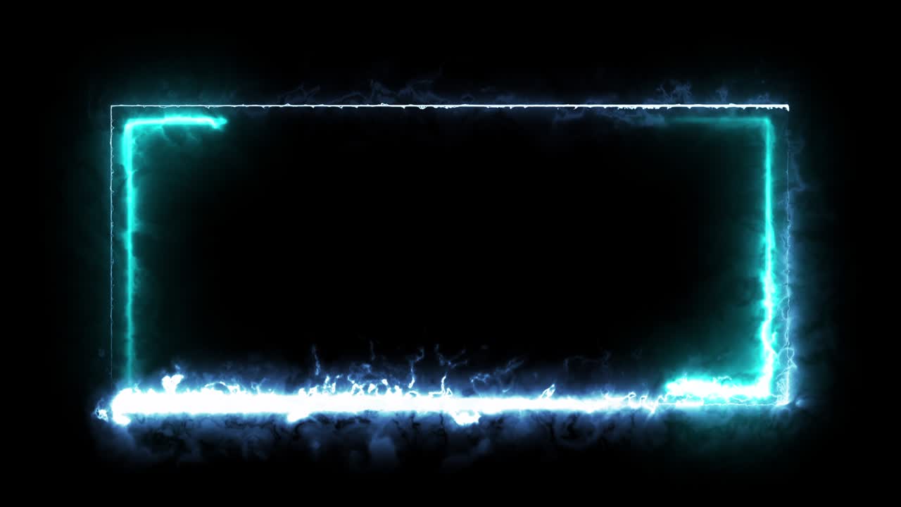 다채로운 원의 다중 장면 둥근 빛 운동 추상 검은 배경