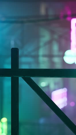 luces de neón de la ciudad