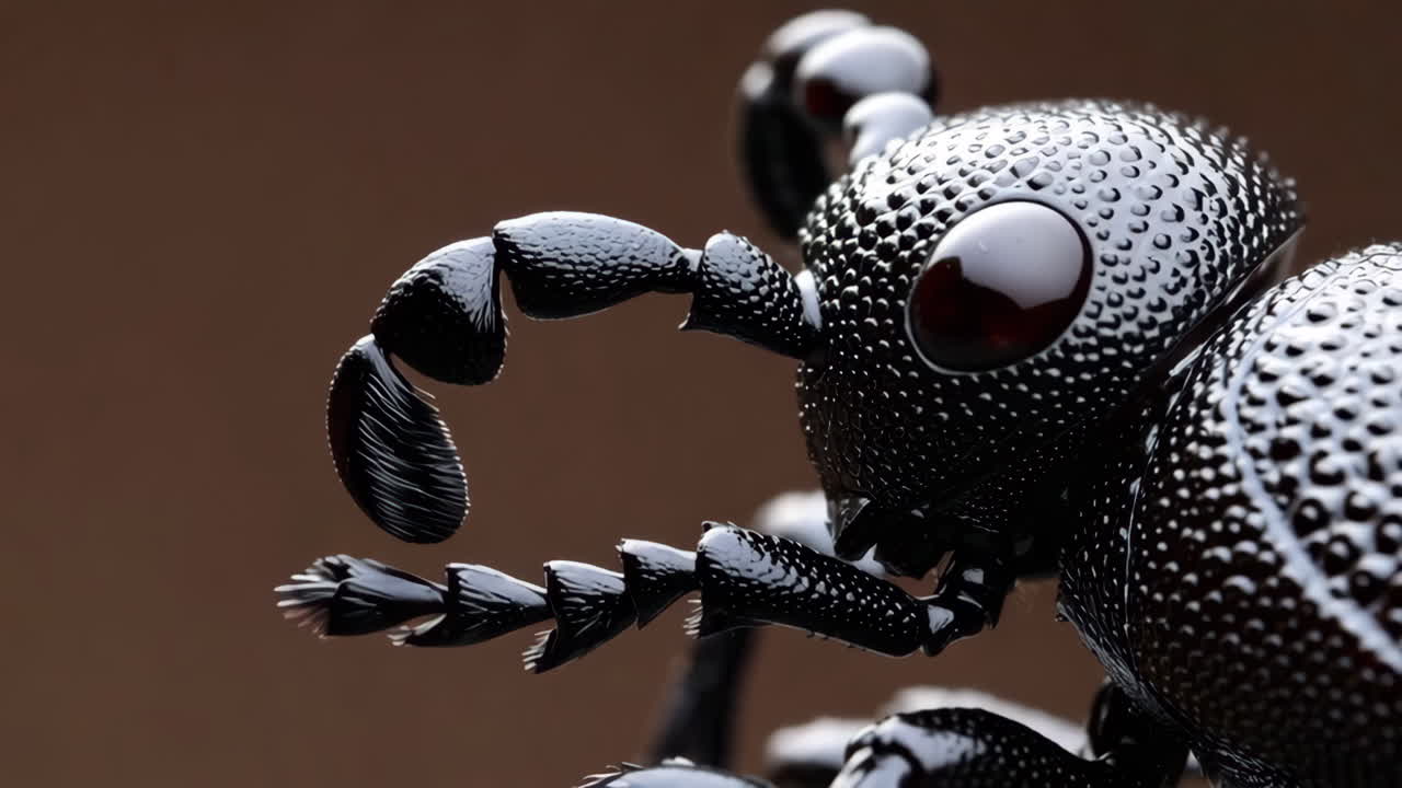 Close-up of a Black Ant
