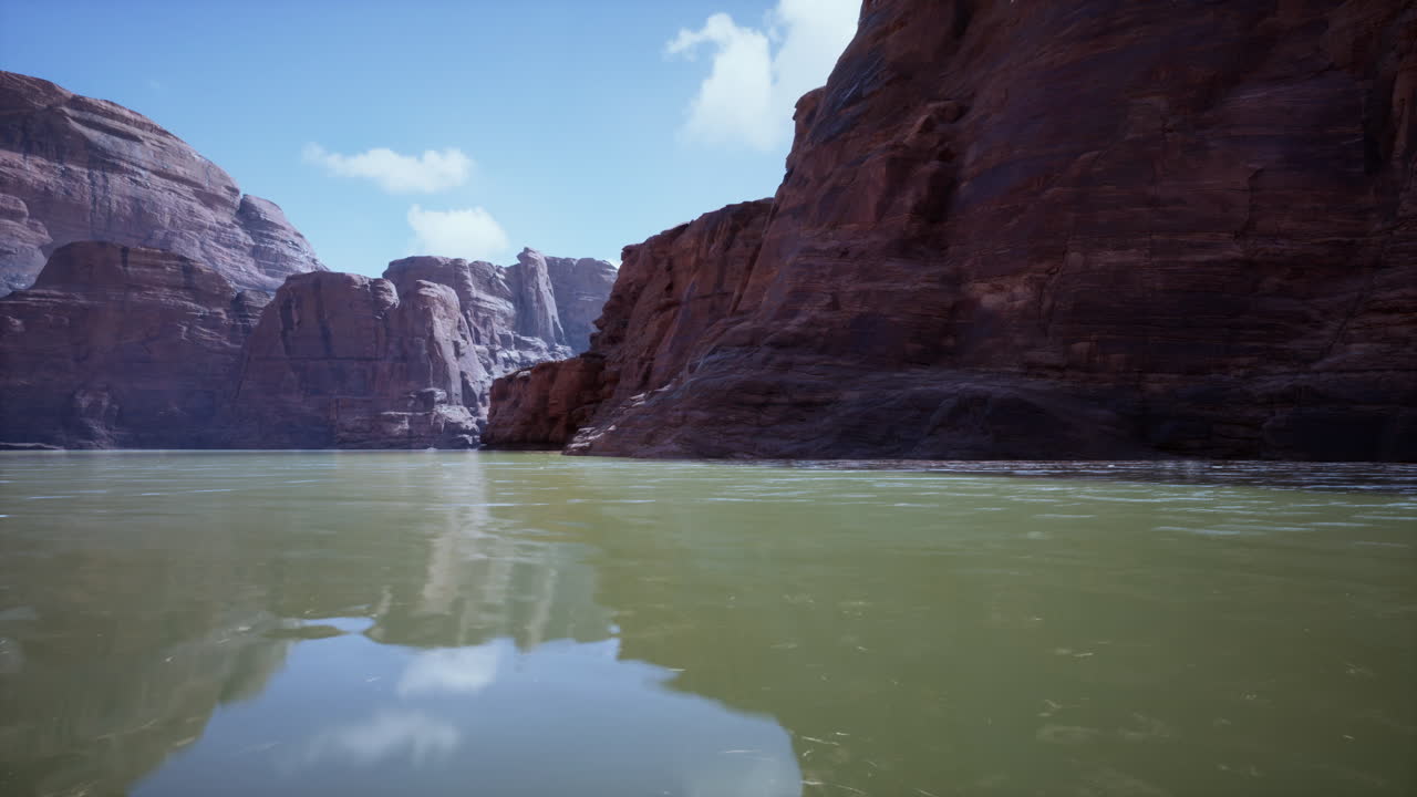 놀라운 캐니언 강 풍경