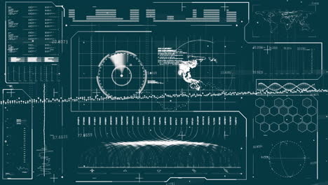 Animation of statistics and financial data processing