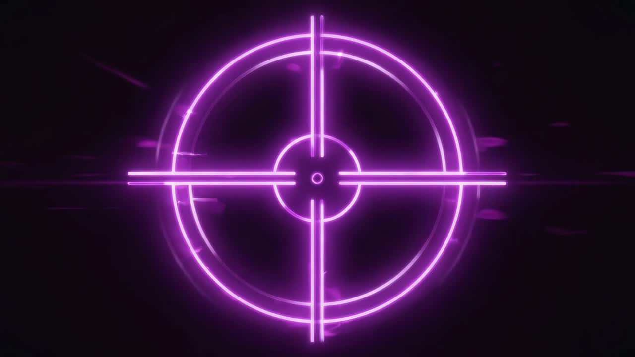 Neon Purple Crosshair