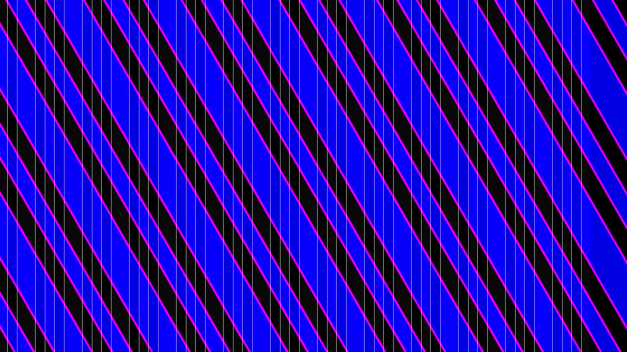 animación compuesta por rayas de colores intersectadas.