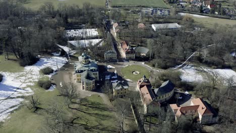 imágenes aéreas de drones de weimar en un soleado día de primavera