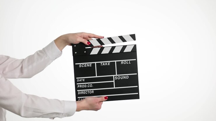 Film production using a clapboard