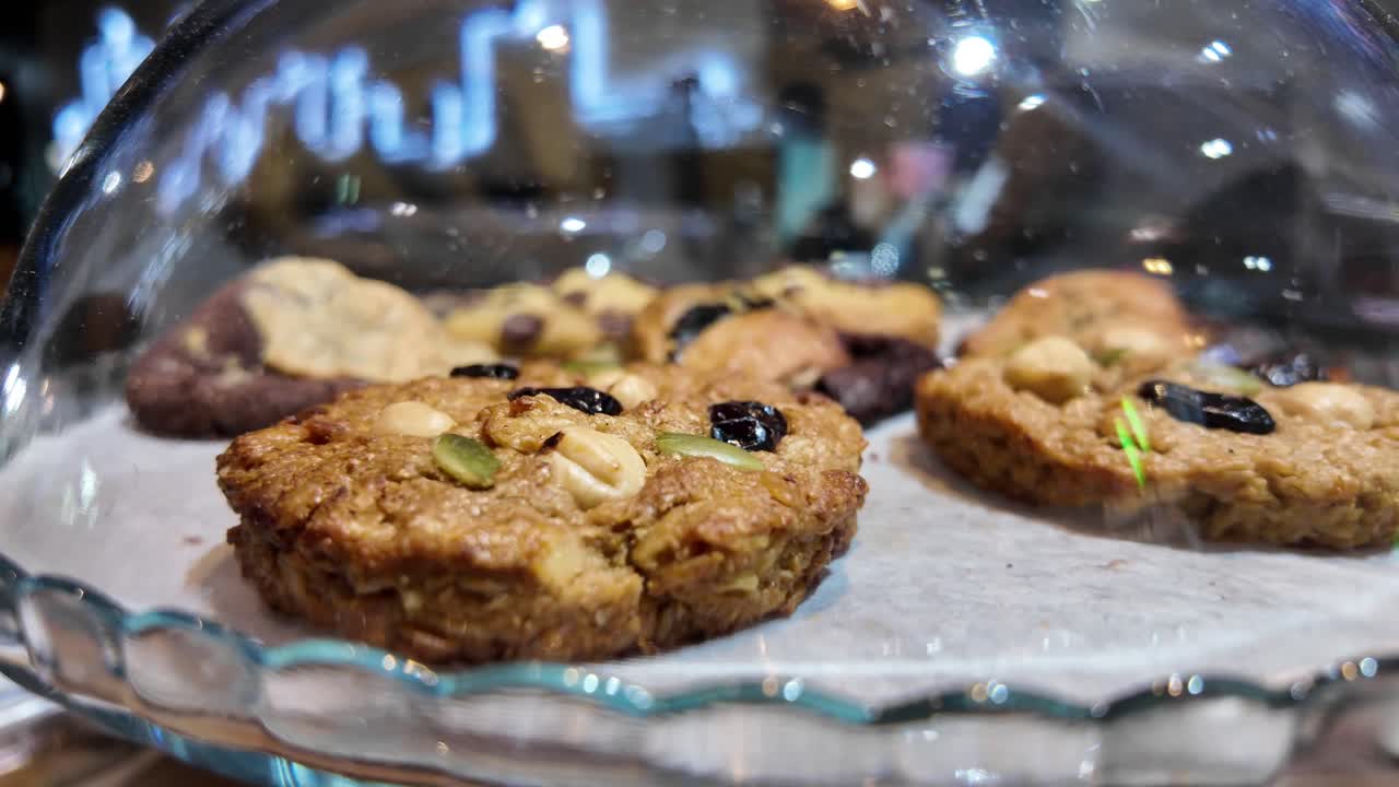 전시된 쿠키의 종류