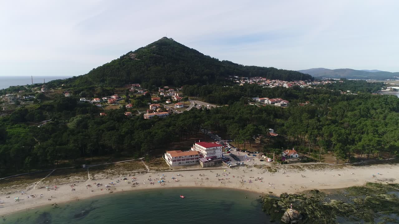 imágenes aéreas de 4k de la costa española