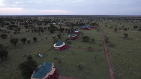 tented camp in serengeti, tanzania