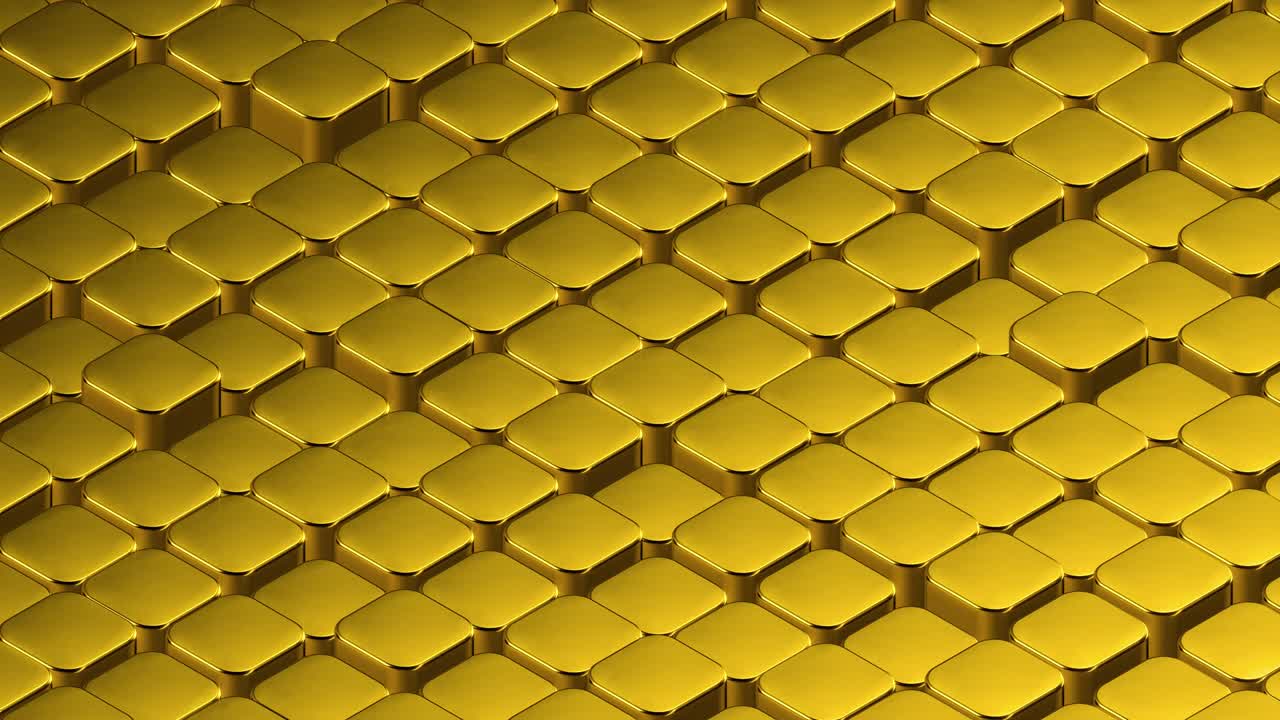 los lingotes de oro oscilantes de deslizamiento isométrico