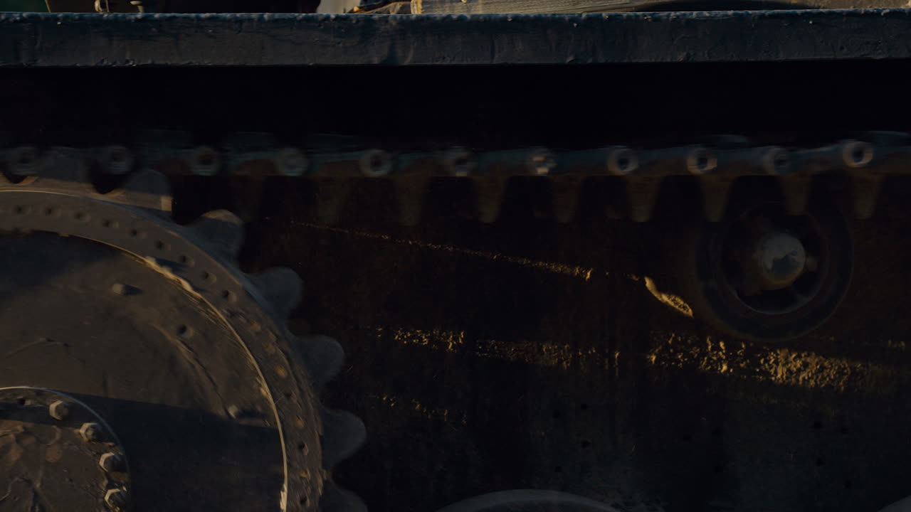 Close-up of Tank Tracks