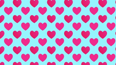 animación de fondo con marca de corazón gráficos de movimiento