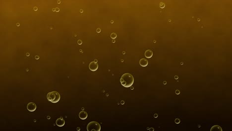 animación 3d de burbujas líquidas que se elevan a través del océano agua gráficos de movimiento fondo bebida soda efecto visual partículas de jabón arte digital aceite marrón negro