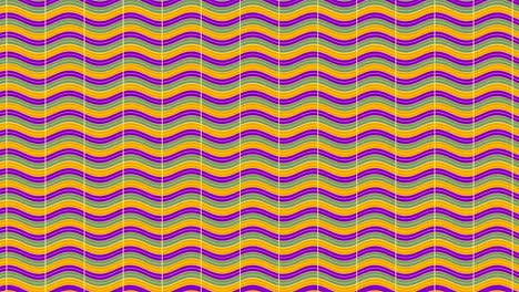 patrón de video gráfico 2d con un efecto de onda horizontal que se mueve hacia la izquierda