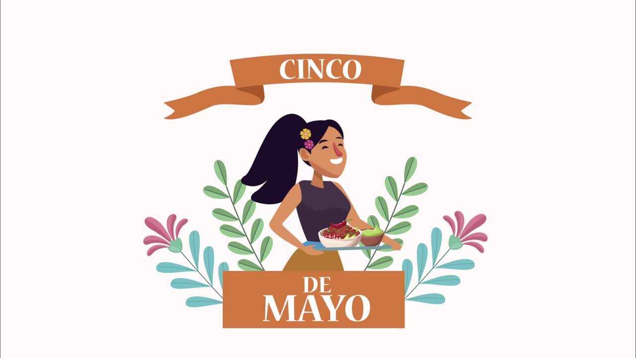 celebrazione di cinco de mayo e ragazza