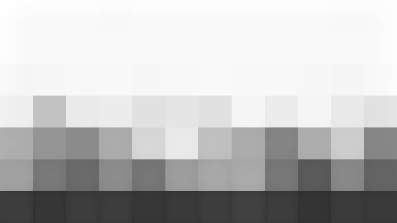 Abstract Transition Effect with Fading Monochrome Pixel Blocks