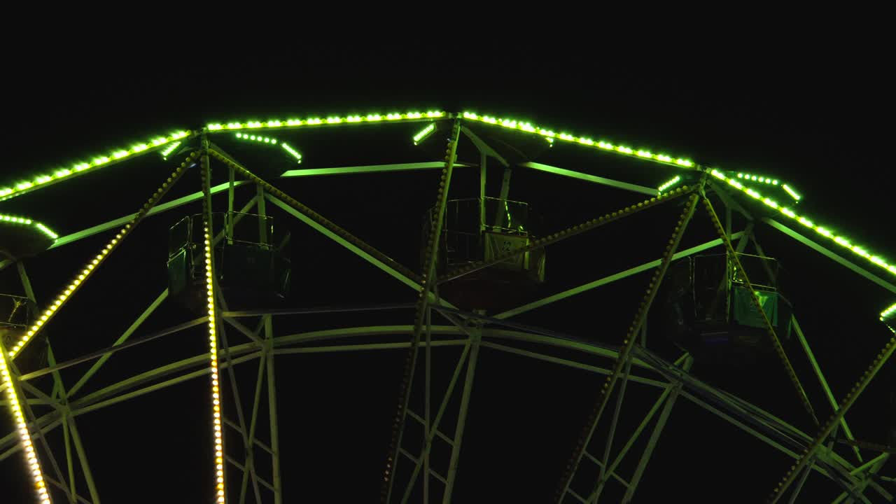 retroiluminado de la rueda de ferris