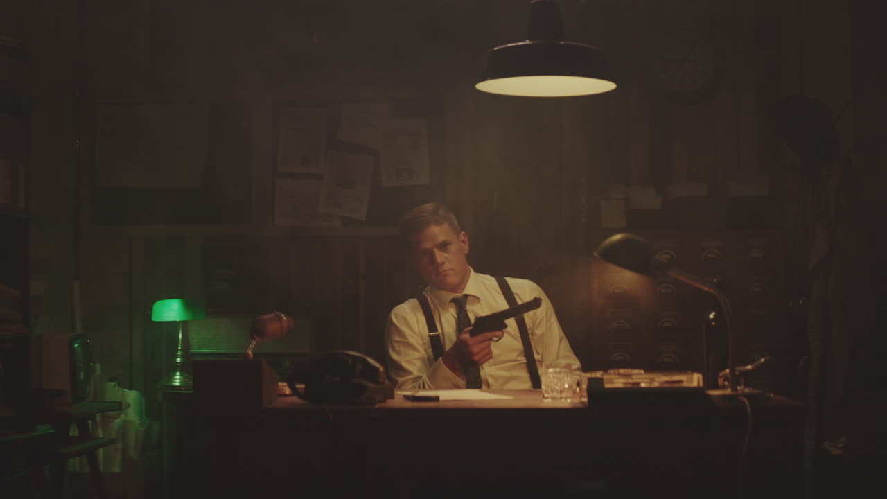 1930 년대 노어 사무실의 형사