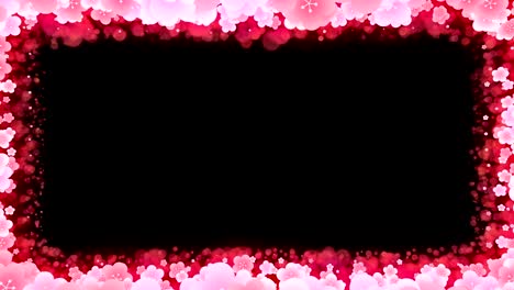 plum blossom, traditional japanese new year, loop animation,