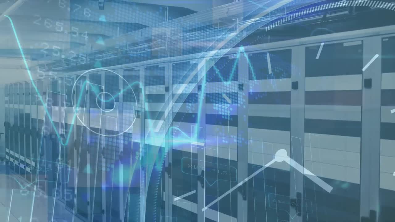 클럭 오버 서버  ⁇ 과 함께 데이터 처리의 애니메이션