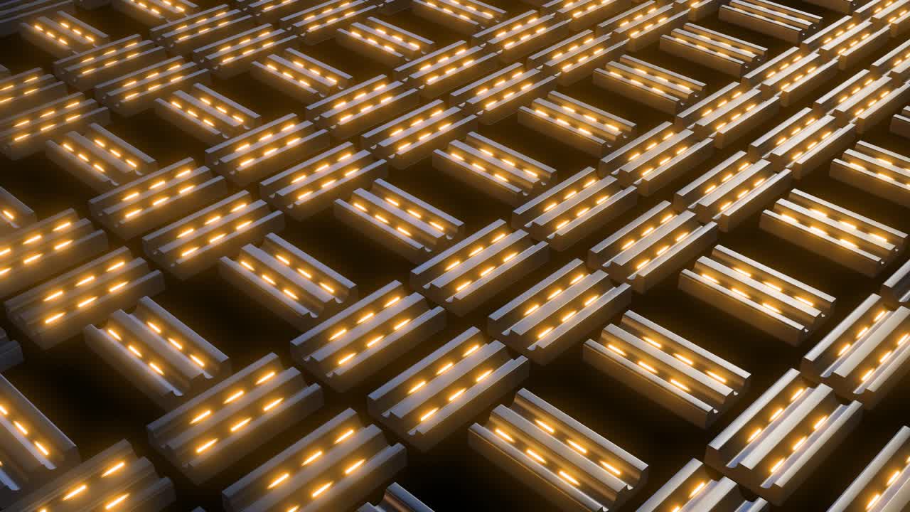 абстрактный геометрический рисунок с светящимися линиями