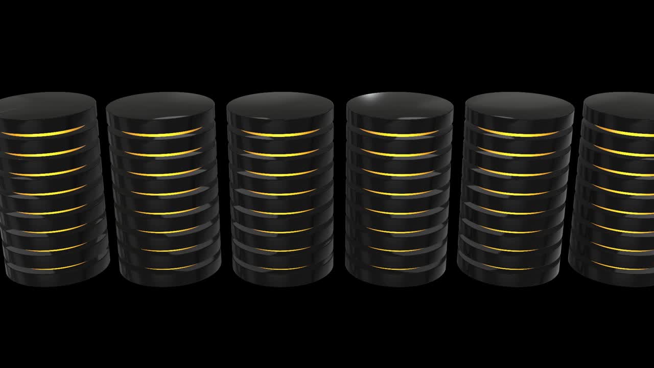 disco duro de servidor futurista y bloque de base de datos o célula de batería. alojamiento web o concepto de computación en la nube.