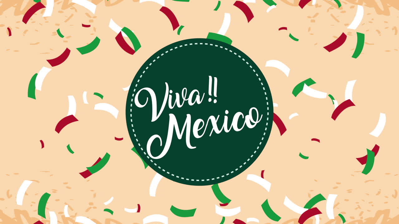 ¡Viva México! Fondo festivo