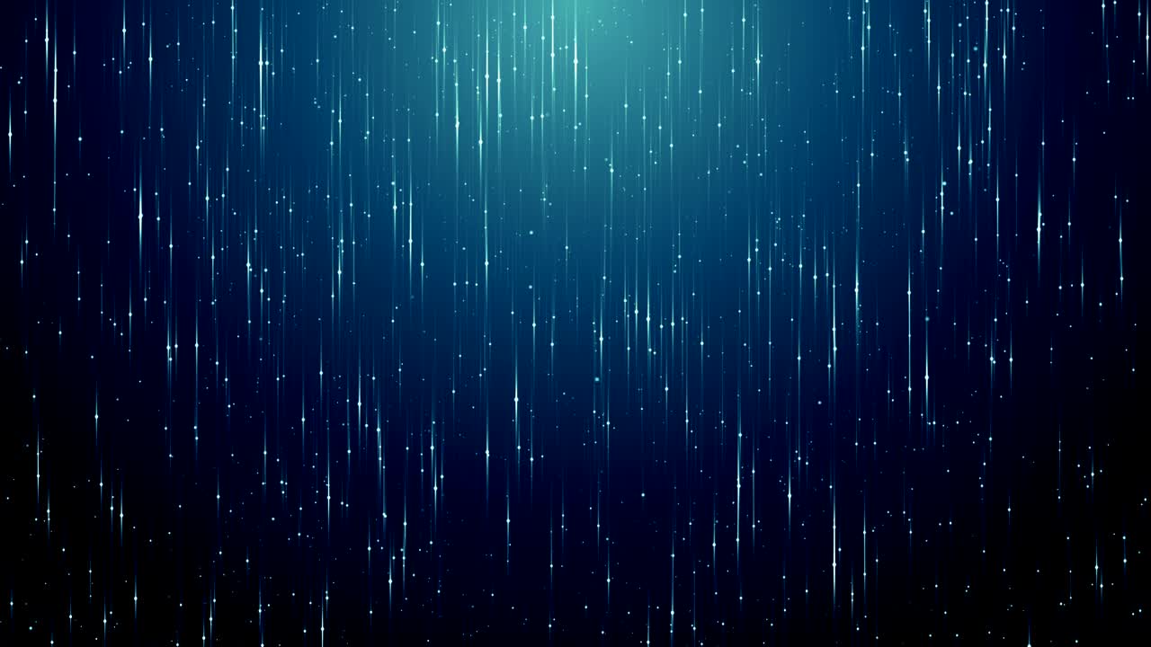 Particles Blue dust abstract light bokeh motion titles cinematic background loop