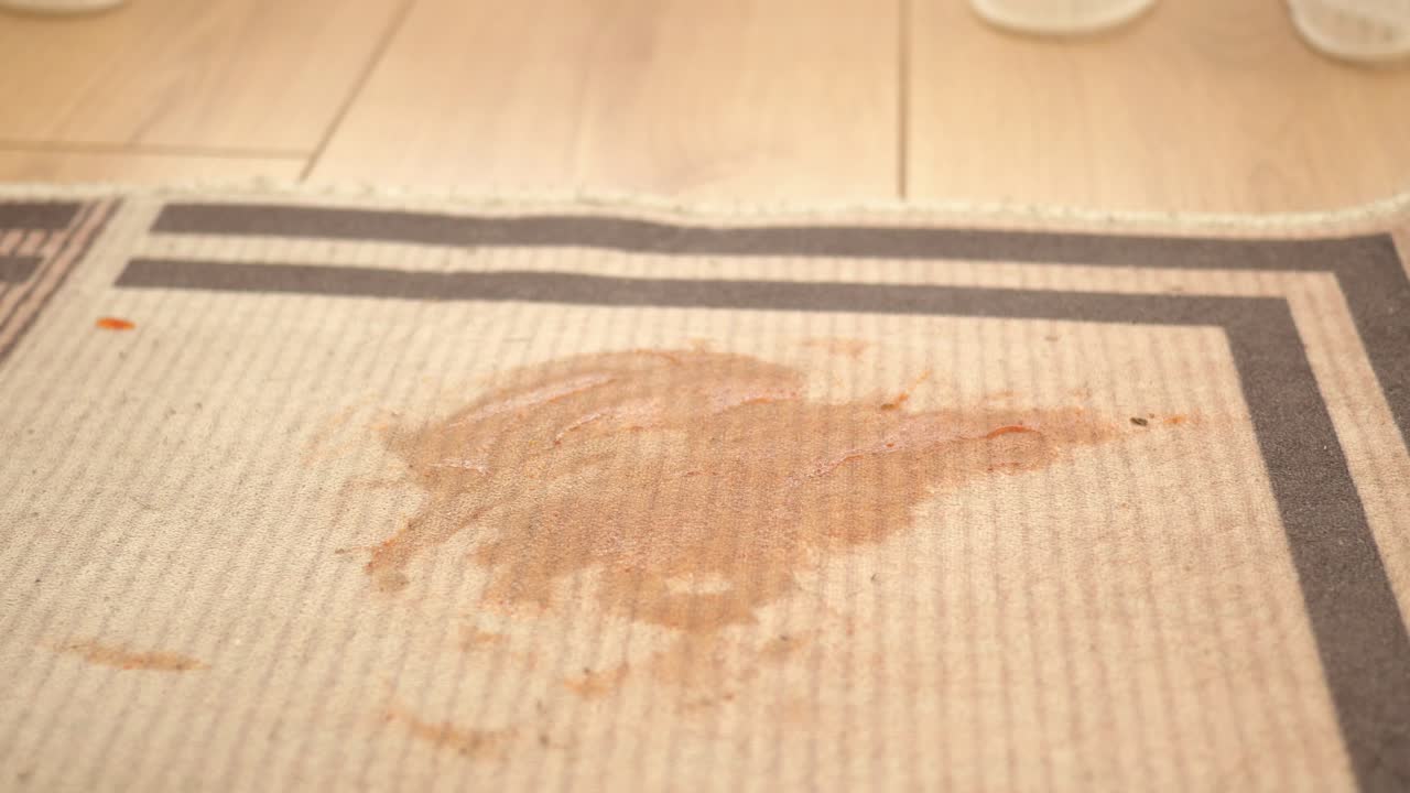 Food Stain on a Doormat