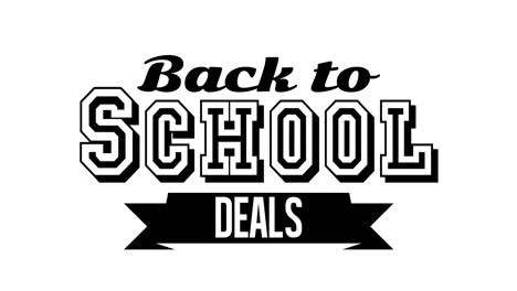 Animation-of-back-to-school-text-on-white-background