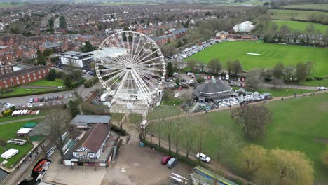 Stratford-Rueda-Grande-Stratford-Upon-Avon-Inglaterra-Drone-Vista-Aérea