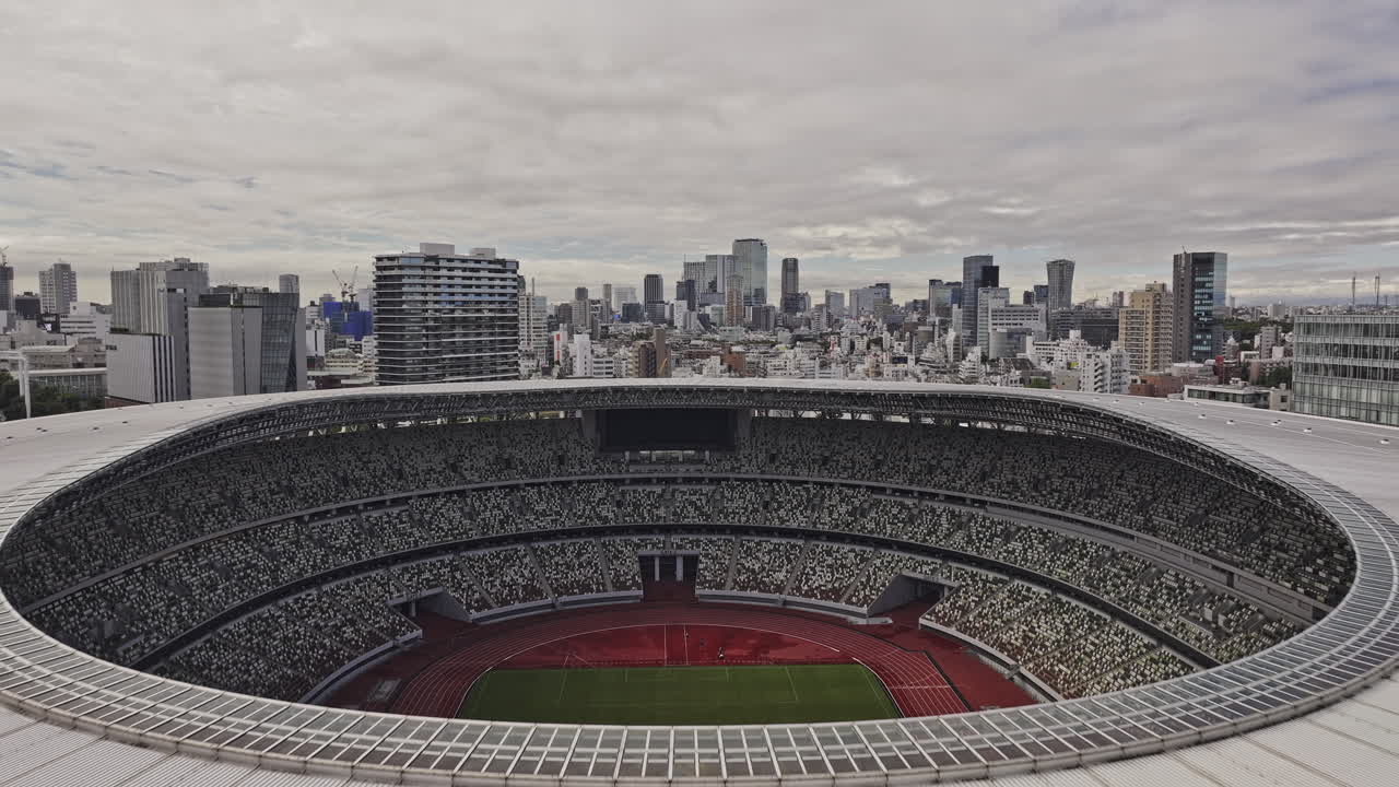 Tokyo Cityscape Aerial View