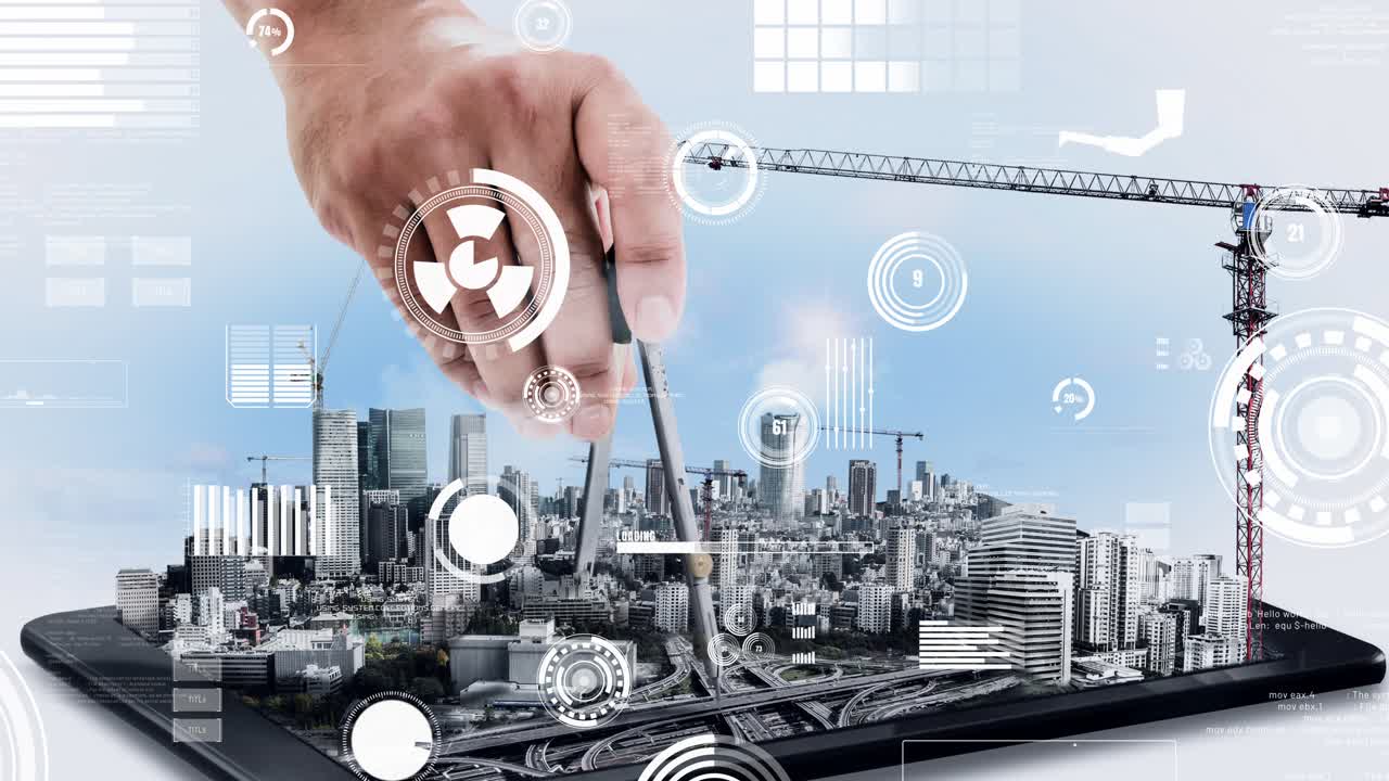 proyecto de construcción de edificios de arquitectura innovadora y plan civil inventivo