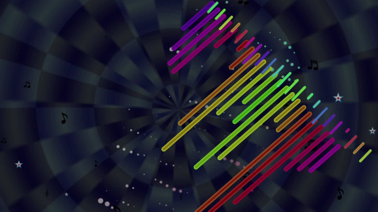 음악 스트럼 빈티지 vj 루프