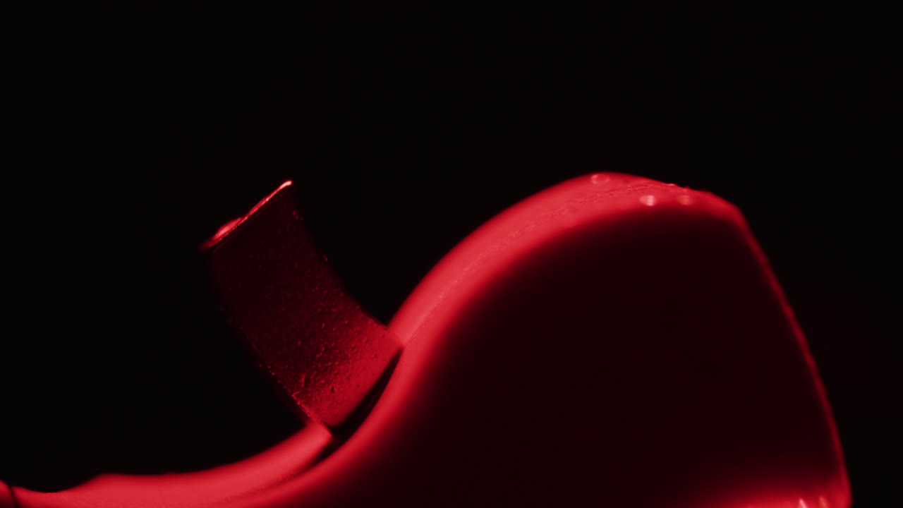 Close-up of a Red Candle