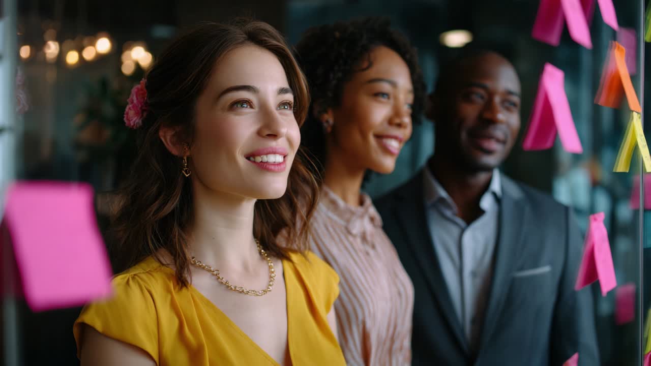 Diverse Business Team Collaborating on a Project